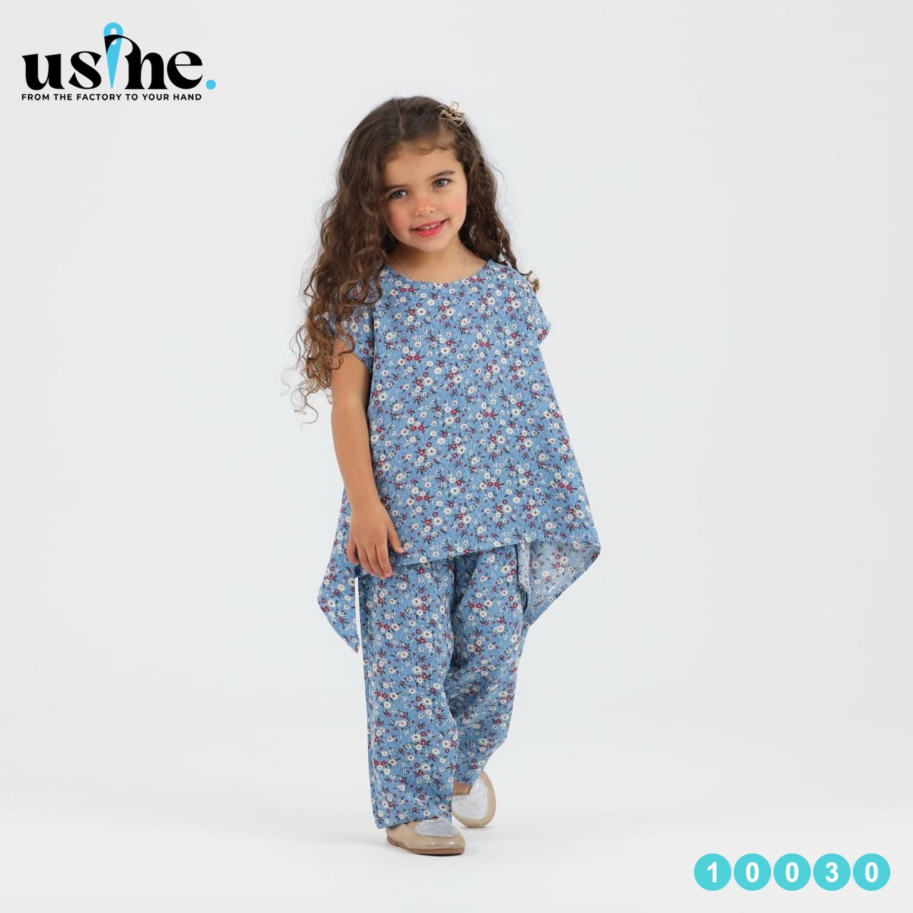 10030 سوت بناتي مشجر ورد