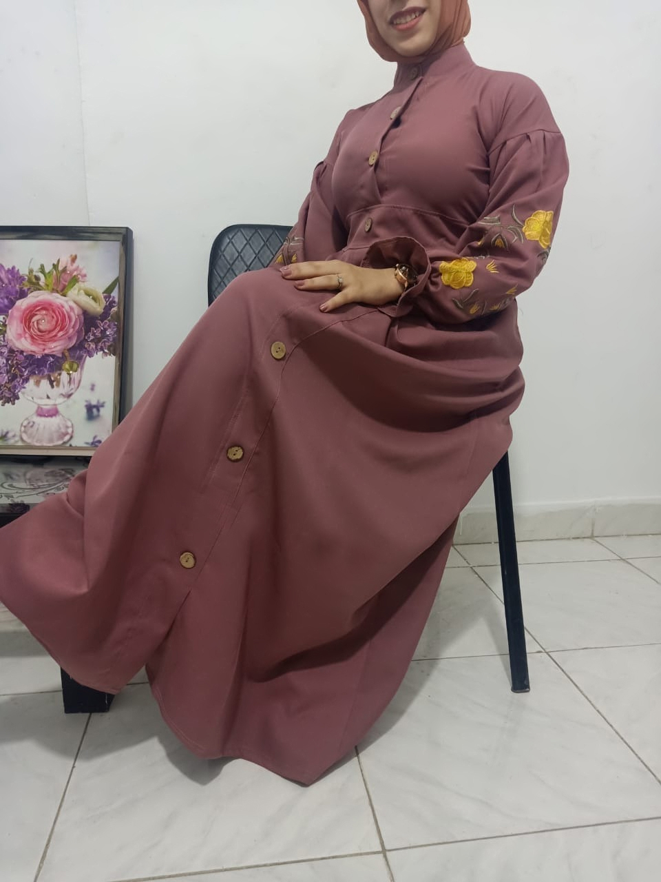 9301 لانجيري قطعه واحده كشمير *ابيض