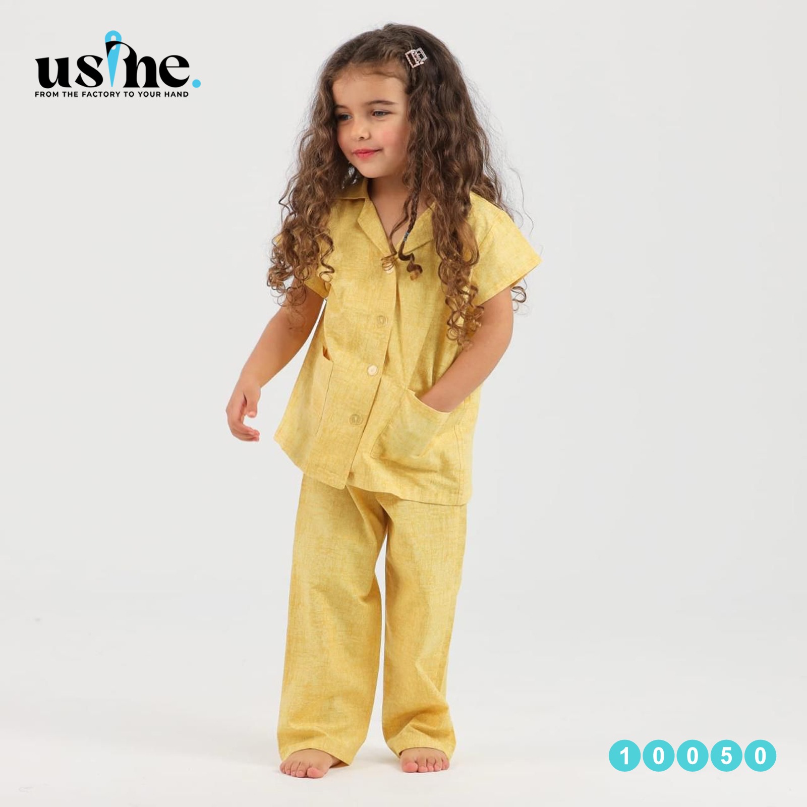 10050 سوت بناتي قطعتين بزراير