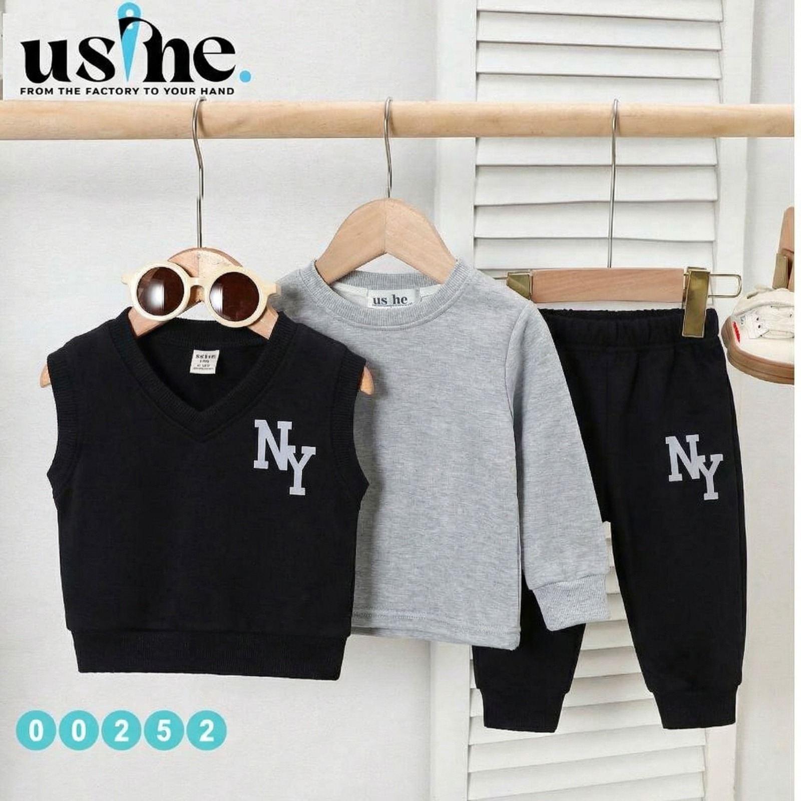 00252 طقم 3 قطع NY