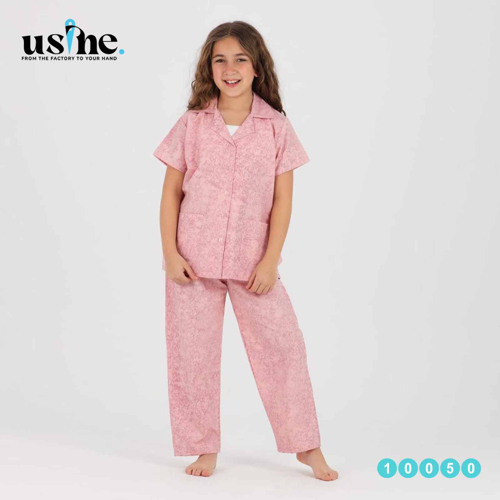 10050 سوت بناتي قطعتين بزراير