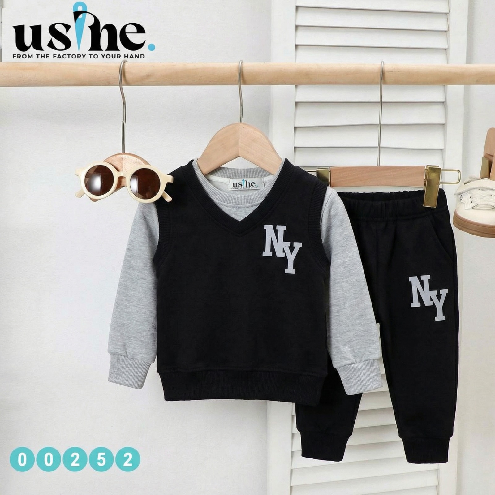 00252 طقم 3 قطع NY