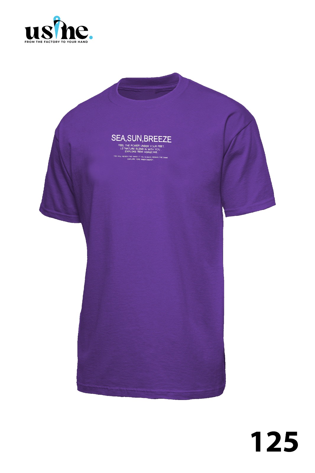 125 تيشرت رجالي صيفي SEA.SUN.BREEZE