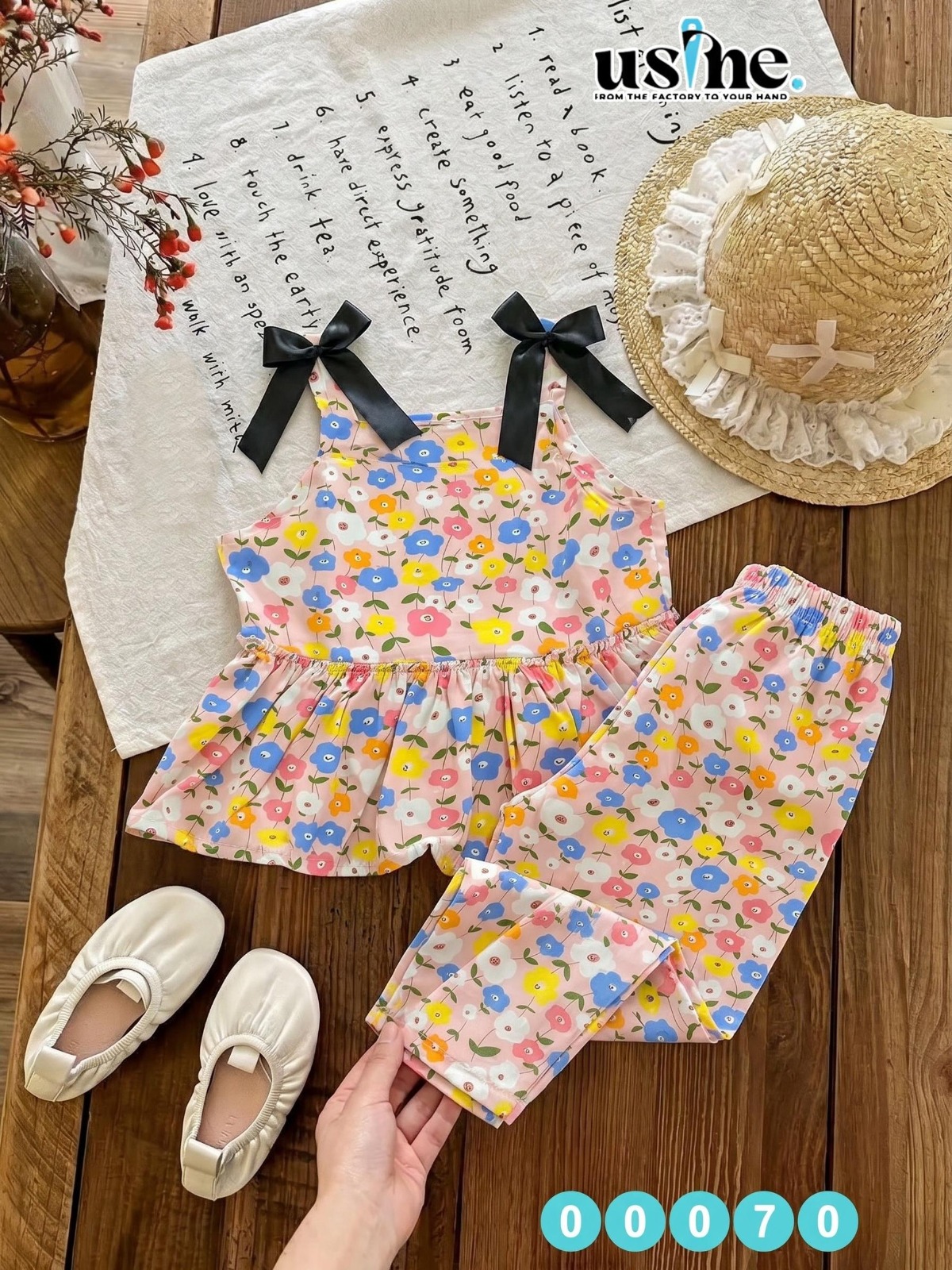 00070 سوت بناتي ورد