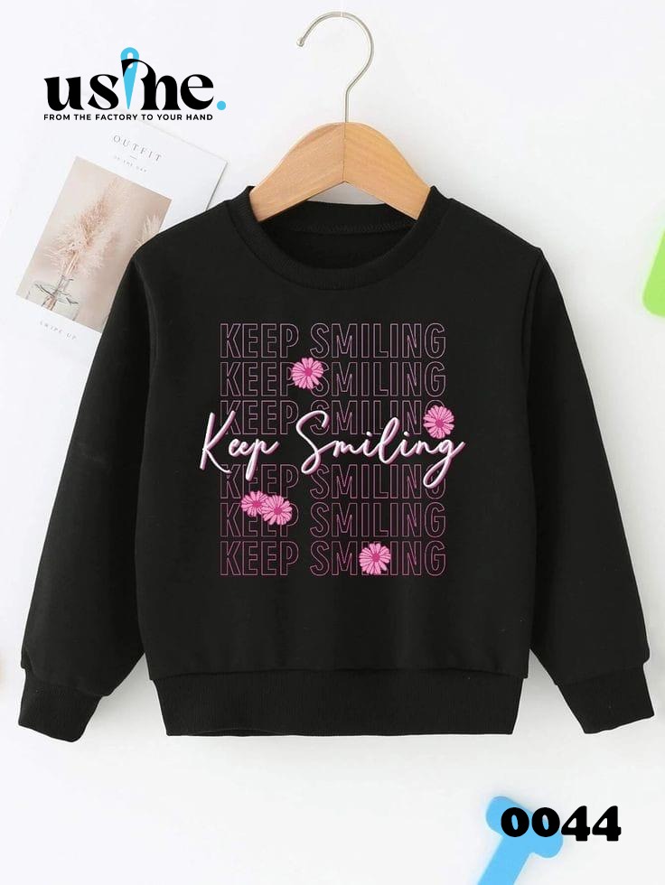 0044 ملابس اطفال شتوي سويتشرت kEE  PSMILING