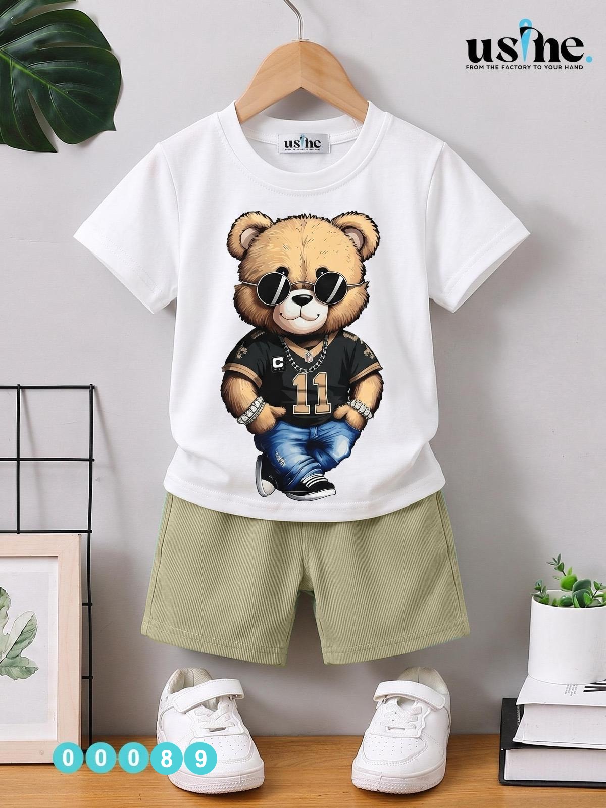 00089 تيشيرت دبدوب بسلسله و شورت منت